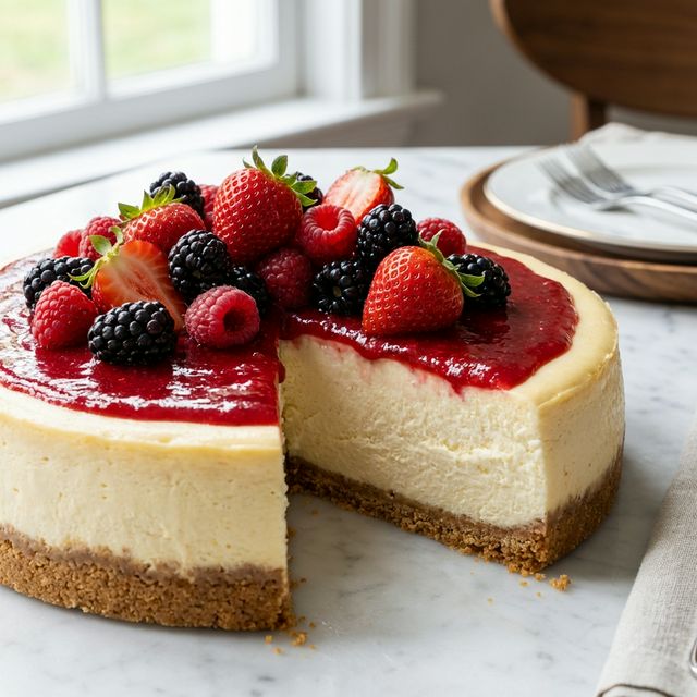Cheesecake de Frutas Vermelhas