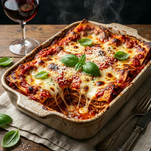 Lasanha Clássica à Bolonhesa