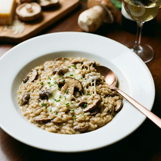 Risoto de Cogumelos Frescos